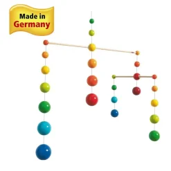 HABA Wooden Rainbow Mobile< Play Gyms, Play Mats + Accessories